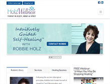 Tablet Screenshot of holzwellness.com